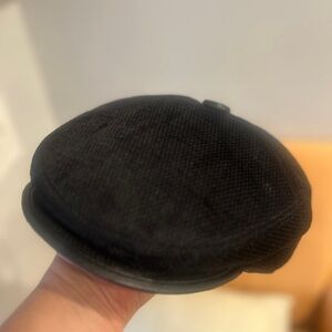 Black Flat Cap - Newsboy Gatsby Style